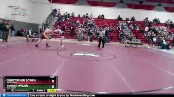 182 lbs Round 3 - Tanner Wallin, W. F. West vs Christopher Bowen, White River