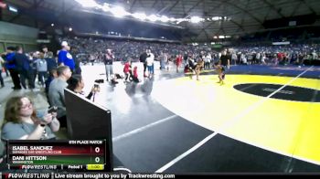 74 lbs 5th Place Match - Dani Hittson, Washington vs Isabel Sanchez, Damaged Ear Wrestling Club