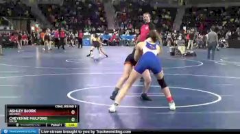 125 lbs Cons. Round 3 - Ashley Bjork, Decorah vs Cheyenne Mulford, Solon