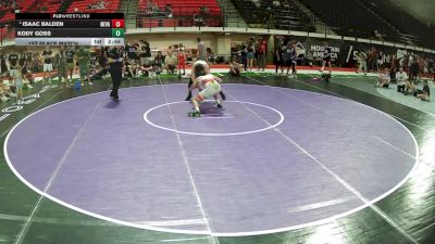 157 lbs 1st Place Match - Isaac Balden, Nevada vs Kody Goss