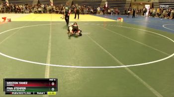 88 lbs Cons. Round 2 - Finn Stemper, Caledonia/Houston vs Weston Yanez, MAHACA