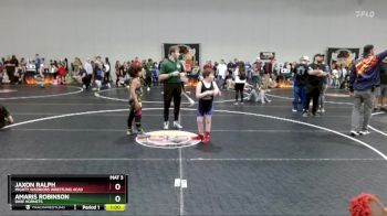 92 lbs Round 4 - Amaris Robinson, Dixie Hornets vs Jaxon Ralph, Mighty Warriors Wrestling Acad