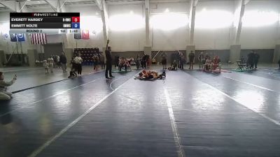 89-93 lbs Round 2 - Emmitt Nolte, Ruby Mountain Wrestling Club vs Everett Hardey, RWC - Roy Wrestling Club