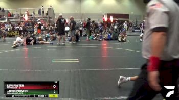 100 lbs Round 3 (6 Team) - Levi Foster, Mi Pitbulls vs Jacob Powers, Indiana Outlaws