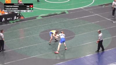 147 lbs Round Of 32 - Tristian Dinzeo, Penn Trafford vs Collin Havers, Youngsville