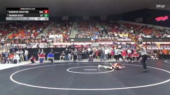 106 lbs Quarterfinal - Samson Whitted, Rose Hill vs Tanner Bolt, Santa Fe Trail Hs