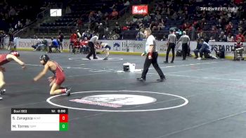 106 lbs 3rd Place - Steven Zaragoza, North Central vs Mikey Torres, Toppenish