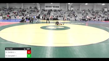 132 lbs Consi Of 8 #1 - Abigail Cordero, CA vs Kori Campbell, GA