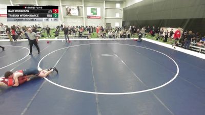 16U Boys - 150 lbs Champ. Round 1 - Raif Robinson, Alabama Takedown Academy vs Tristan Wtorkiewicz, Pennsylvania