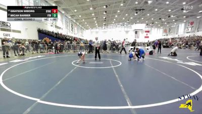 59 lbs Cons. Round 2 - Micah Barber, Falconer Youth Wrestling vs Grayson Wiborg, Brockport Youth Wrestling Club
