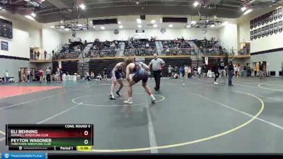 170 lbs Cons. Round 5 - Eli Behning, Norwell Wrestling Club vs Peyton Wagoner, Yorktown Wrestling Club