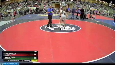 147 lbs Semis & 1st Wrestleback (8 Team) - Ty Havniear, Crater vs Jorge Ortiz, Ridgeview