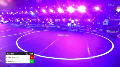 109 lbs Semifinal - Patrick Martinez, Pirates Wrestling vs Estevan Maximo Jr., Tucson Cyclones