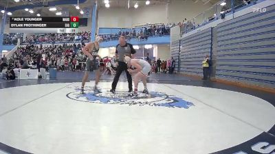 126 lbs Cons. Round 7 - Kole Younger, Marsh Valley High School vs Dylan Frothinger, Eagle High School