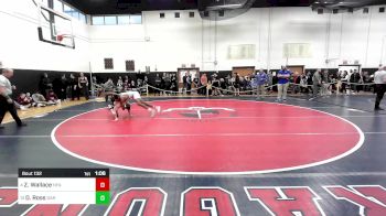 182 lbs Round Of 16 - Zaire Wallace, Norwich Free Academy vs Dashiell Ross, Darien