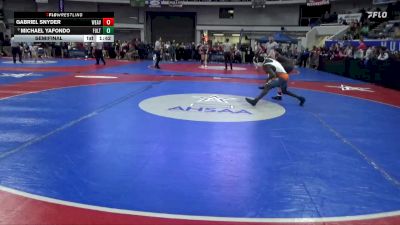 1A-4A 144 Semifinal - Michael Yafondo, Fultondale vs Gabriel Snyder, Weaver