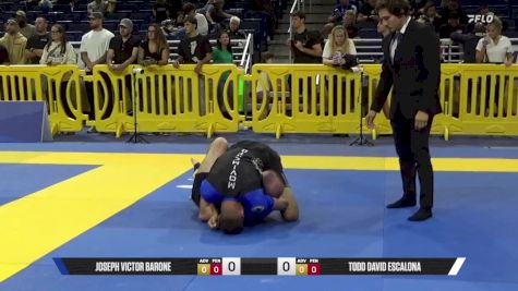 Todd David Escalona vs Joseph Victor Barone 2025 Pan IBJJF Jiu-Jitsu No-Gi Championship