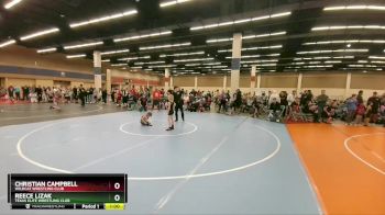 52-54 lbs Round 2 - Christian Campbell, Wildcat Wrestling Club vs Reece Lizak, Texas Elite Wrestling Club