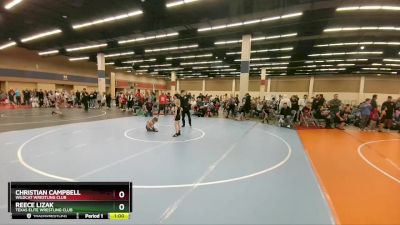 52-54 lbs Round 2 - Christian Campbell, Wildcat Wrestling Club vs Reece Lizak, Texas Elite Wrestling Club