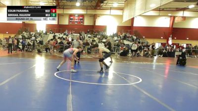 120 lbs Round Of 16 - Colin Faranda, Westhill HIghschool vs Mikhail Hulkow, Miloâ??s Wrestling Club