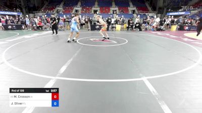 126 lbs Rnd Of 128 - Mac Crosson, IA vs Jack Oliver, FL