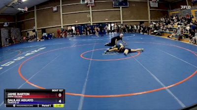 110 lbs Cons. Round 3 - Jamie Barton, Snow College vs Dalilah Aguayo, Trinidad St