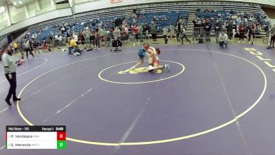 14U Boys - 110 lbs Quarters - Reece Vendegna, Askren Wrestling Academy vs Gavin Meranda, Warrior Regional Training Center