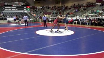 5A 190 lbs 1st Place Match - Brianne Mancini, Greenwood vs Addison Girley, Arkansas High School