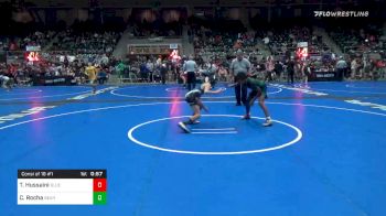 89 lbs Consolation - Teric Hussaini, Blue T Panthers vs Caleb Rocha, Bear Cave