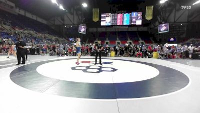 190 lbs 5th Place Match - Alyvia Edwards, OK vs Blake Baker, TX
