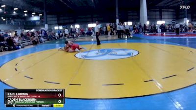 157 lbs Semis & 1st Wb (8 Team) - Karl Ludwig, GREAT NECK WRESTLING CLUB vs Caden Blackburn, NORTH CAROLINA WRESTLING FACTORY - BLUE