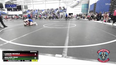 110 lbs Semifinal - Carson Nichols, Wentzville vs Brecken Grav, Legends Of Gold