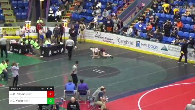 157 lbs Round Of 64 - Owin Gilbert, Northern York vs Colt Yoder, North Star