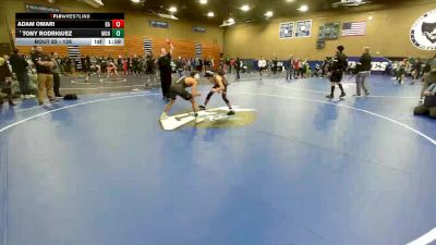 126 lbs Champ. Round 1 - Tony Rodriguez, Monache vs Adam Omari, Bishop Alemany