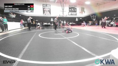37-46 lbs Semifinal - Leo Cruz, Joplin Youth Wrestling vs Braxton Walter, Joplin Youth Wrestling