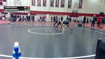 184 lbs Quarterfinal - Carson Gooley, Southern Oregon vs Junior Bumanglag, Clackamas Community College