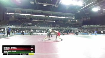 170 lbs Quarterfinal - Breyden Rush, Del Oro vs Carlos Garcia, Oakdale