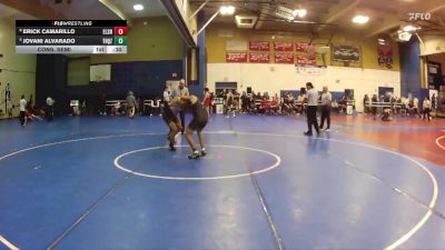 126 lbs Cons. Semi - Erick Camarillo, Elsinore vs Jovani Alvarado, Tahquitz