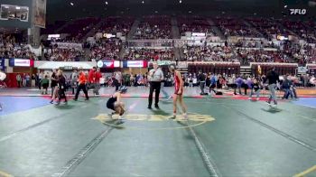 G - 100 lbs Champ. Round 1 - Mykell Hoyt, Browning Girls vs Aubrey Cavan, Havre Girls