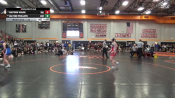 115 lbs Champ. Round 1 - Hayden Wade, Williamsburg vs Jalynn Phillips, Columbus/WMU