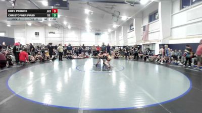 102 lbs 3rd Place - Drey Perkins, Jacket Wrestling Club - HS vs Christopher Pulis, The Plumbers - HS