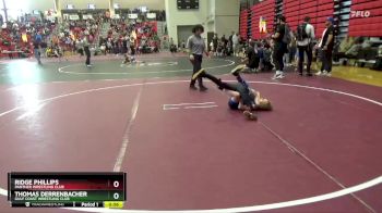 65 lbs Cons. Round 4 - Ridge Phillips, Panther Wrestling Club vs Thomas Derrenbacher, Gulf Coast Wrestling Club