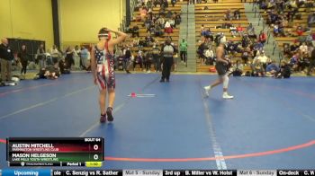 120 lbs Round 3 - Austin Mitchell, Farmington Wrestling Club vs Mason Helgeson, Lake Mills Youth Wrestling