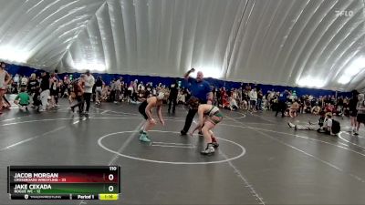 110 lbs Finals (2 Team) - Jake Cekada, Rogue WC vs Jacob Morgan, Crossroads Wrestling