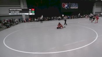 120 lbs Cons. Sub-rd Of 32 - Braxton Hummel, Ubasa Wrestling Academy vs Jayce Curry, Iowa
