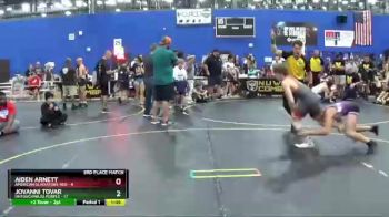 101 lbs Finals (8 Team) - Aiden Arnett, American Gladiators-Red vs Jovanni Tovar, Untouchables Purple