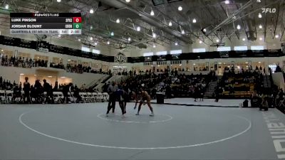 157 lbs Quarters & 1st Wb (16 Team) - Luke Pinson, St Pius X School vs Jordan Blount, Charles Drew