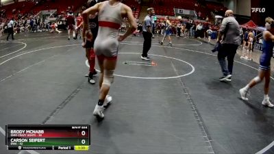 105-110 lbs Round 4 - Carson Seifert, DWA vs Brody McNabb, Ohio Crazy Goats