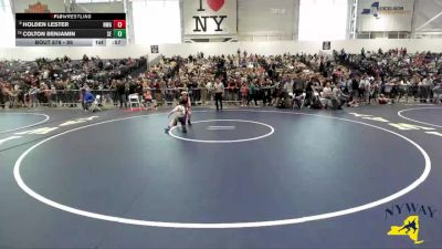 86 lbs Cons. Round 1 - Colton Benjamin, SVEC Eagles vs Holden Lester, NWAA