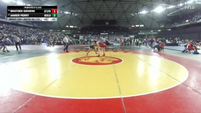 Boys 3A 175 lbs Cons. Round 4 - Brayden Giddens, Mt. Spokane vs Jamier Perry, Meadowdale